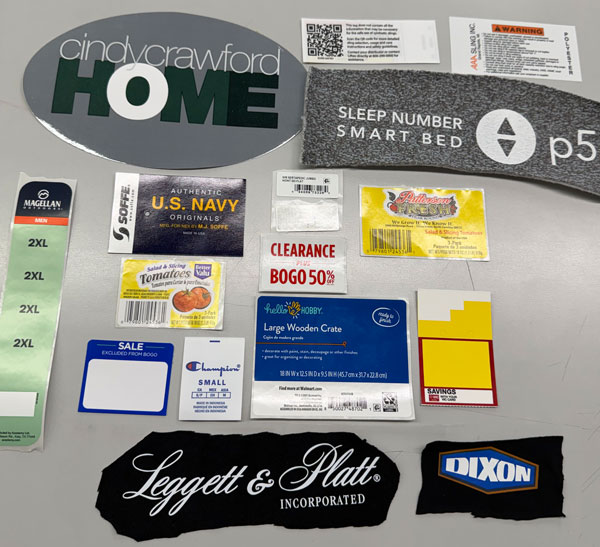 Retail-Product-Tags Multiple examples of custom retail product tags